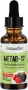 NaturalSlim Liquid B12 vitamines amb vitamina D - Metab-12 Metlcobalamin 2500 mcg B12 Sublingües per al Metabolisme, Energia, implementació de & Imundane - Berry Flavor 1 oz