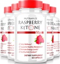 (5 Pack) Raspberry Ketone Capsules, Official Raspberry Ketone For Weight Loss, All-Natural Keto Formula to Unlock Your Body and Fitness Goals, RaspberryKetone 1200MG Supplement, Reviews (300 Capsules)