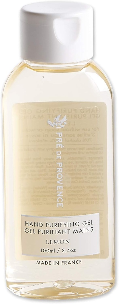 Pre de Provence Advanced Alcohol Based Hand Sanitizer Gel Moisturizes & Softens Hands, 3.4 Fluid Ounces, Lemon