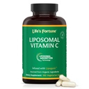 Life's Fortune Liposomal Vitamin C 2100 mg, Fast Acting Absorption, Higher Bioavailability Supporting Immune System, High Antioxidant Supplement Formula – Collagen Booster – 180 Capsules