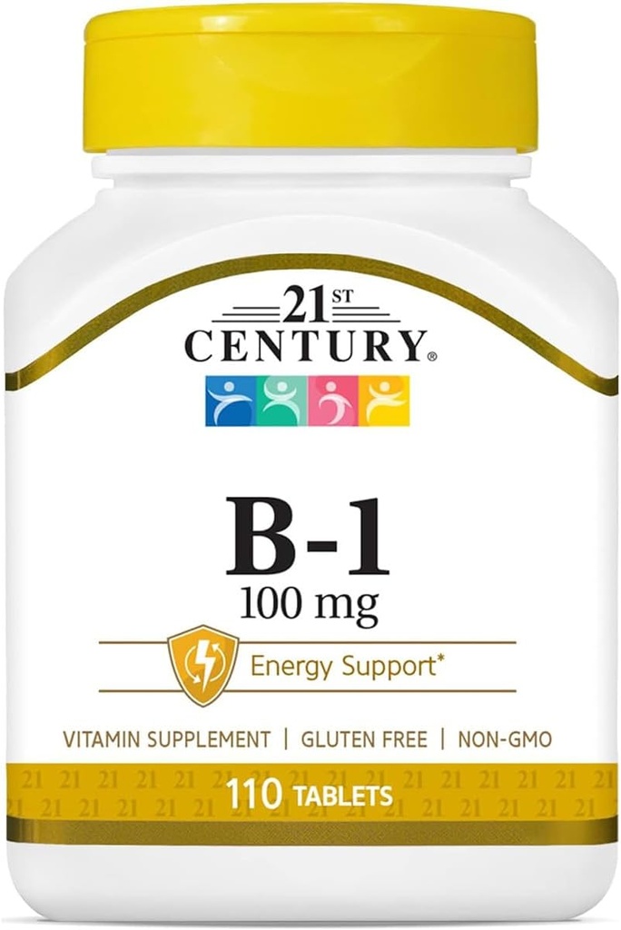 21 Century B-1 Tablets, 100 Mg, 110 Count