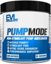 EVL PumpMode Oxid dusnatý Supplement - Posilňovač oxidu dusnatého Pump pre cvičenie prášok s Glycerolom a betaín pre svalovú obnovu rast a vytrvalosť - Stim zadarmo pred tréningom nápoj (nechutí)