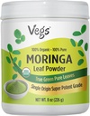 Moringa Toz, Gerçek Yeşil Ücretsiz Kuru Moringa Organik, Zengin Antioksiler, Amino Asitler ve Nutrients Dense - Yerli Tek Köken, Premium Harvest Moringa Oleifera Leaf Toz, 8 oz