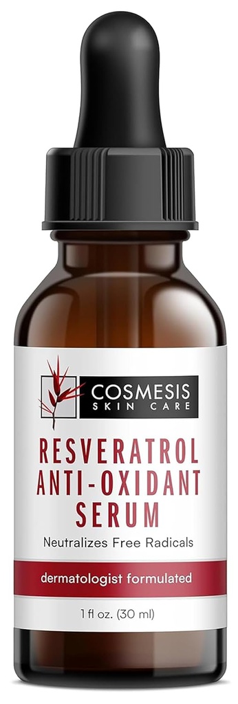 Resveratrol Anti-Oxidant Ser - Combaterea imbatranirii cu antioxidanti din Ceai Polifenoli si Resveratrol - 1 fl oz - Cosmesis