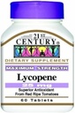 LYCOPENE, Maximum Strength, 25 mg, TRIPLE VALUE PACK (3X 60 TABLETS) by 21st Century Health Care