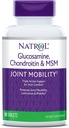 Natrol Glucosamin, Chondroitin og MSM, Joint Mobility, Tablets, 90 Count (pakke med 12)