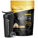 Transformation Vanilla Protein Powder & Performance Insulated Shaker Bottle | 30G Multi-Protein Superblend | Collagen Peptides, Egg White & Plant Blend | MCT Oil | BCAA Amino Acids