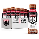 Muscle Milk Original Protein Shake, Chocolate, 25g Protein, 11.16 Fl Oz (Paket 12), Qablaşdırma May Vary