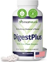 DigestPlus digestive Ensymes - languageed Ensyme for Digestion Profiles ช่วยลดการสูบฉีดและก๊าซ - อาหารบริสุทธิ์สําหรับ Nutsyme Aborption - การดูดไขมัน, 180 Capsults
