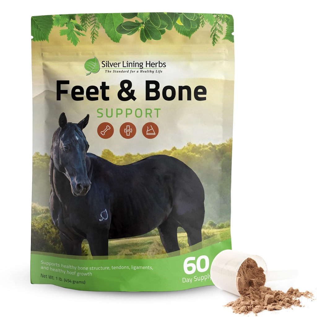 Feet & Bone Horse Hoof Supplements, Tendons | Horse Hoof Supplements for Feet & Bone, Tendon, Ligament & Tissue Support, Antioxidant Limb Circulation, Made in USA