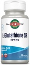 KAL L-Glutathione SR, Redusert glutathione Supplement, høy absorpsjon Antioksidant Supplement, Lab Verifisert, 30 Services, 30 Vegkaps
