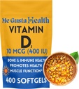 D3 10 mcg (400 UI) 400 Softgels 