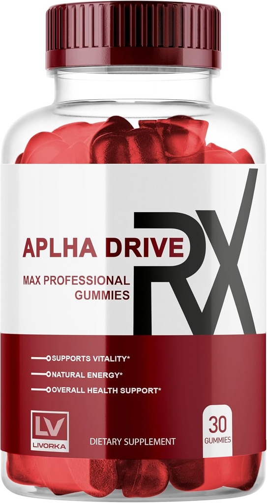 LIVORKA Alpha DriveRX Gummies, Alpha DriveRX Advanced Formula, Alpha DriveRX Gummy, Alpha DriveRX, Alpha DriveRX Pil 30 Gummies selama 1 Bulan