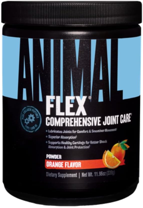 Animal Omega Omega 3 & 6 Suplemento Flex Suplemento Conjunto com Glucosamina Chondroitin HSH Turmeric 30 Servings