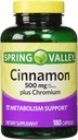 Valley de Spring - Canyella 500mg Plus Chromium, paquet Bessons, 2 amples de 180 Capsules