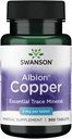 Swanson Copper Mineral Supplement - 2 mg (Copper Chelate) - Antioxidant, Immune System, and Cell Support - 300 Tablets
