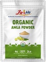 Jai Ho Orgaaniline Amla Marjapulber (Amalaki), 2 LB - Antioksüdandirikas C-vitamiin | toetab immuunsustGluteenivaba, vegan, mitte-GMO - taassuletav Zip Lock Pouch