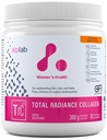 ATP LAB Total Radiance Collagen - Peach Mango Flavor, 360g - Collagen Peptides Powder for Women - Hydrolyzed Collagen Protein Supplement with Biotin