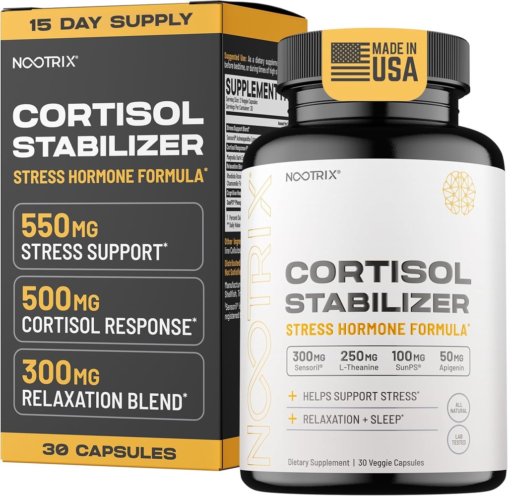 Nootrix Cortisol Manager & Stabilizer Supplement 