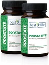 Best Life Herbals Prosta-Rye - Naravni prostate dodatek za moške, ki doživljajo razširjene prostate, pogosto uriniranje, preveč aktivni mehur - 2 steklenici, 60 kapsul