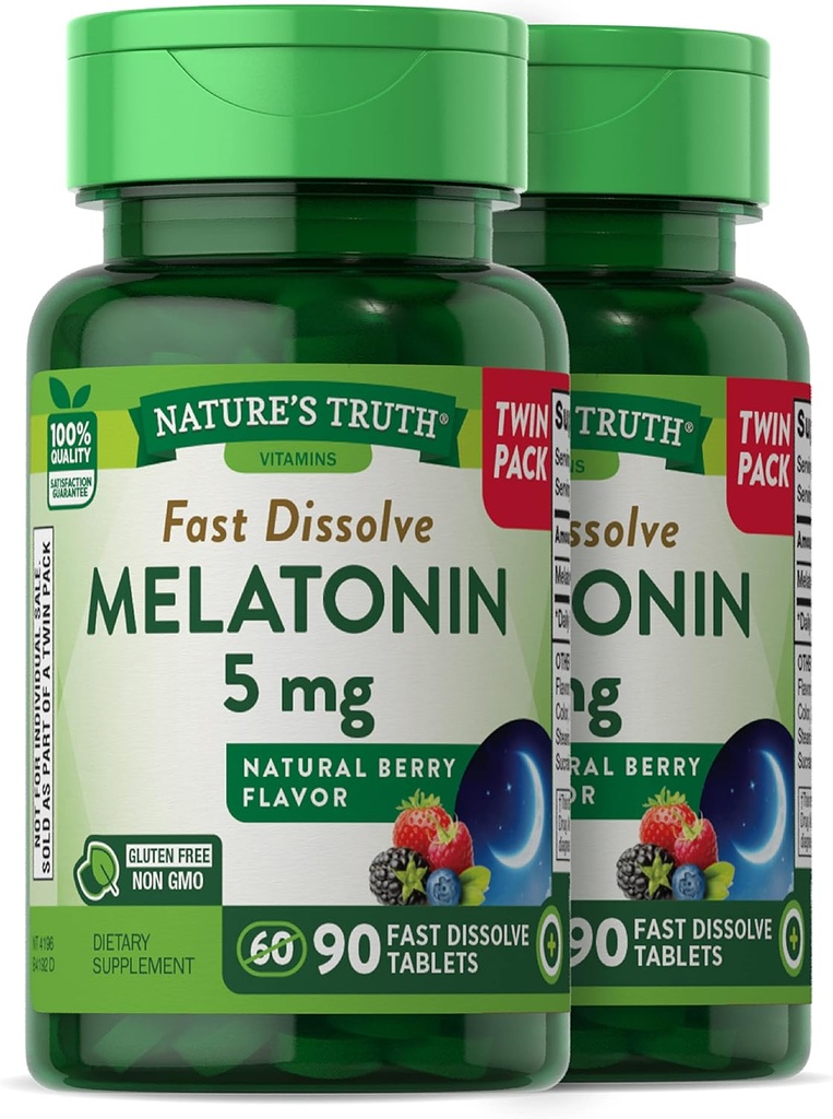 Nature 's Truth Melatoninas 5 mg