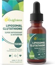 Liposomal Glutathione 1500 MG, מעלה Absorption, תוסף Glutathione נוזלי, Powerful Antioxidant, Liver Detox, Immune Enhancer, Soy-Free, non-GMO, Vegan & Gluten Free, 2.02 fl.oz