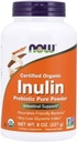 NOW Inulin Prebiotic Fos, 8-Ounces (Pack of 2)