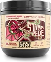 Earth Fed Muscle Stammpede Pre Workout - Dragon Fruit Punch, Clean Energy, Focus, Muscle Support, No Fillers edo Flavors artifiziala, 30 Zerbitzu