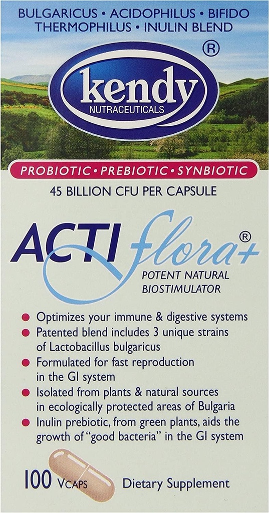 Kendy USA, Actiflora+, Potente Bioestimulador Natural, 100 Tampas Vegetais