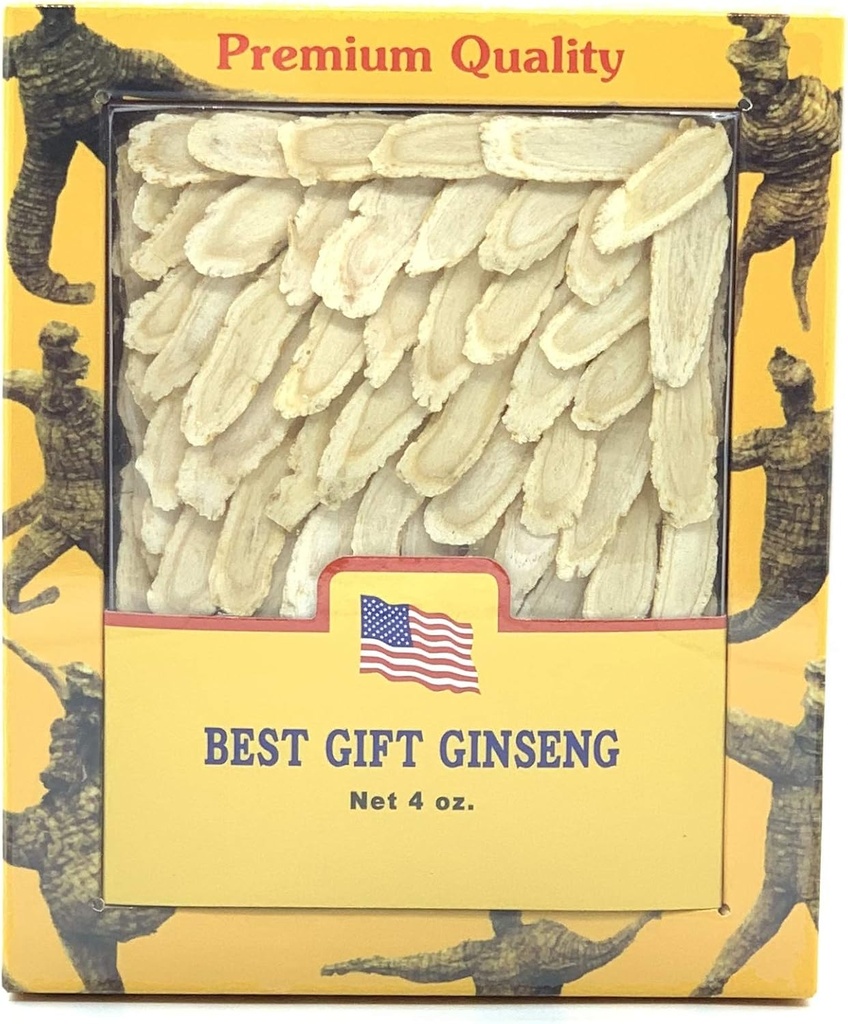 Ameriški ginseng Slice Medium 4oz Polje 