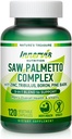 前列腺和尿液支持男性 — 5-in-1 Saw Palmetto 综合体,配有锌,Tribulus,Boron,Pine Bark — 120 Veggie Capsules