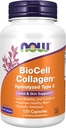NOW Foods Supplements, BioCell Collagen® hüdrolüüsitud tüüp II, kliiniliselt valideeritud, 120 Veg kapslit