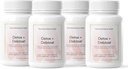Nourished Natural Detox + Debloat - Milk Thistle & Dandelion Root Vegan Supplement for Women - Bloating Relief & Digestion Support - 240 Capsules