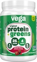 Vega Proteina si Verzi Pulbere de proteine Berry mixt (11 serviri) 25g Proteina pe bază de plante Plus legume, Vegan, non-GMO, Pea Proteina pentru femei si barbati, 1,2lbs