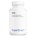Supersmart - NAG Supplement 1500mg per Day (N-Acetyl Glucosamine) - High Absorption Glucosamine Sulfate | Non-GMO & Gluten Free - 90 Vegetarian Capsules