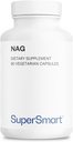 Supersmart - NAG dodatek 1500mg za den (N- Acetyl Glucosamin) - High Absorption Glucosamine Sulfát 124; Non- GMO & Gluten Free - 90 Vegetariánské kapsle