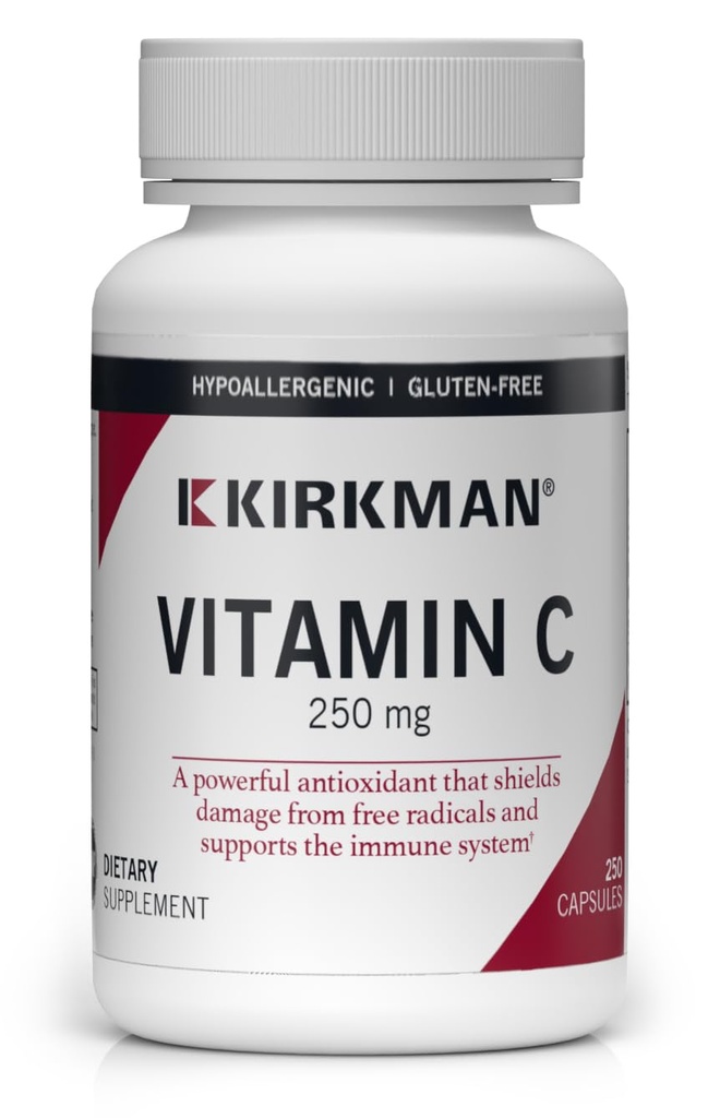 Kirkman – Vitamin C 250 mg - Hypo - 250 Capsules