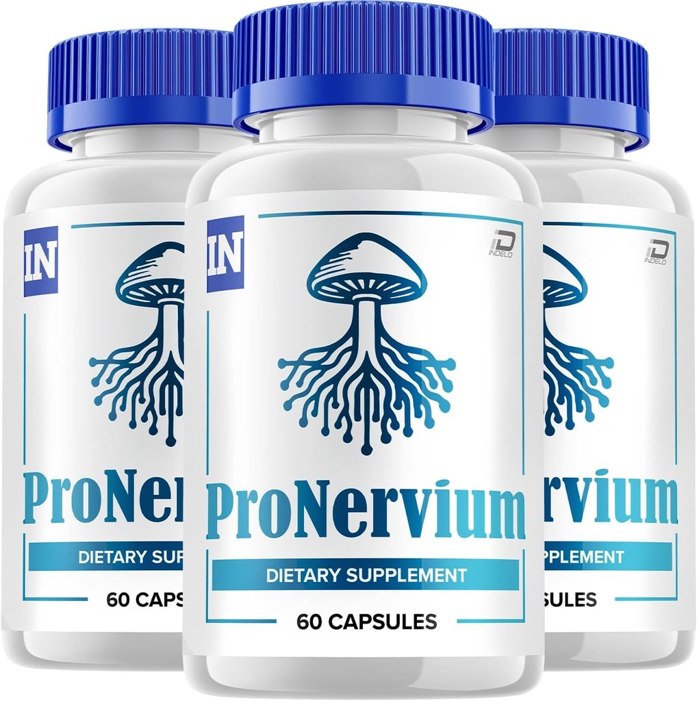 Pronervium Nerve 건강 지원 알약, Pronervium 리뷰, Pronervium Nootropic Advanced Formula, Pronervium All Natural Focus Supplement, Pronervium Brain Support 리뷰 (3 팩 - 180 캡슐)
