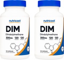 Nutricost DIM (Diindolylmethane) 300мг, 120 Капсули з біоперином (2 пляшки)