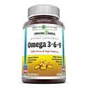 Amazing Omega 3.6.9 1200mg,Softgels (Non GMO,Gluten Free) Unique Formula combining Flaxseed Oil 400 mg,Fish Oil 400 mg and Borage Oil 400 mg*Rich in Omega-3,omega-6 and Omega-9 Fatty Acids*(120 Count)