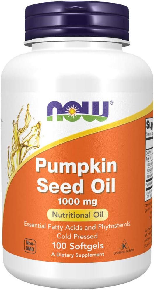Nå Pumpkin Seed Oil 1000 mg 100 mykegels