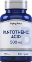 Piping Rock Pantothenic Acid 500 mg