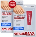 EMUAIDMAX Trattamento Fungo Unghie Ointment – Potente Trattamento Naturale Unghie & Toenail Fungus per Infezioni Fungine Resistenti, Riduce prurito & Discomfort, On-The-Go Size, 0.35oz, 2 Pack
