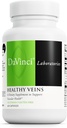 DAVINCI Laboratuvarlar Sağlıklı Veins - Diyetsel Supplement to Support Vascular Health and Proper Structure of Leg Veins* - C vitamini, Diosmin ve daha fazlası - Gluten-Free - 60 Sebze Capsules