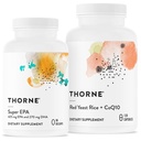 THORNE - Super EPA and Red Yeast Rice & CoQ10 Bundle - Supports Cardiovascluar, Joints, Brain, and Skin Health - 90 to 120 Servings
