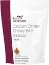 Bariatric Advantage Calcium Citrato Chewy Bites 500 mg - Altamente absorbable & Digestible - Vitamina D3 - Fácilmente Chewable Suplemento de calcio - Caramel Flavor - 90 Conde