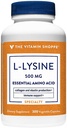 De vitamine Shoppe L-Lysine 500MG eenmaal daags (300 capsules)