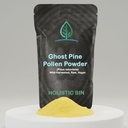 holistická Bin Organic Pine Pollen Powder Pharmaceutical Grade, Wild Harvested, Golden California Pine Pollen CLANE124; non GMO, No Additives CLANE124; Pure Pollen Supplement Made from The Ghost Pine Tree, 20 g