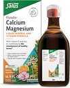 Floradix Kaltsium Magneesium Vedel Mineraal ja Vitamiin Formula - Luude tugilisa kaltsiumi, magneesiumi, D-vitamiini ja tsink - Taimetoitlane ja mitte-GMO - 16,9 fl oz