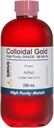 Sand kolloid guld - 25 ppm - 99,99 +% renhed - 250 ml (8.45 Fl Oz) i klar BPA- fri plastflaske - Made in USA